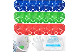 MEYAGOT Filtros de Urinario 21 pcs Pantalla Urinario Alfombrillas de Urinario Perfumada Desodorante de Urinario Rejilla de Urinarios Ambientador Anti-salpicaduras