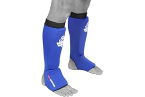DBX BUSHIDO SPORT Flexible Protege Tibia - Formation Efficace Boxe Thai - Protection Pendant MMA et Kickboxing - Match Parfait