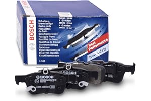 Jeu de 4 plaquettes de frein BOSCH 0 986 494 839 Essieu arrière avec indicateur d'usure