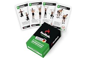 ‎RED RAB Red Rab FREEPUMP Fitness Stange Set 2.0 - Widerstandsbänder Stange Krafttraining & Pilates - Fitnessbänder mit Stange - Home Gym Equipment - Resistance Bands & Bar - Smart Workout Bar Training Zuhause