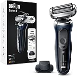 Braun Series 7 Regolabarba Uomo, Rasoio Elettrico Barba, Rifinitore Di Precisione EasyClick, 360° Flex, Wet&Dry, Ricaricabile