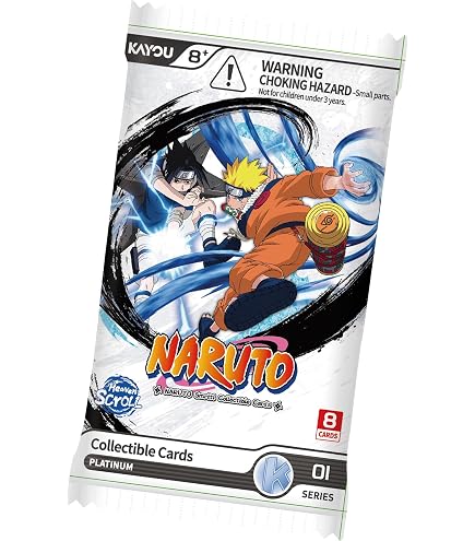 Kayou - Naruto - Heaven Scroll - Booster 8 Cards - Trading Cards