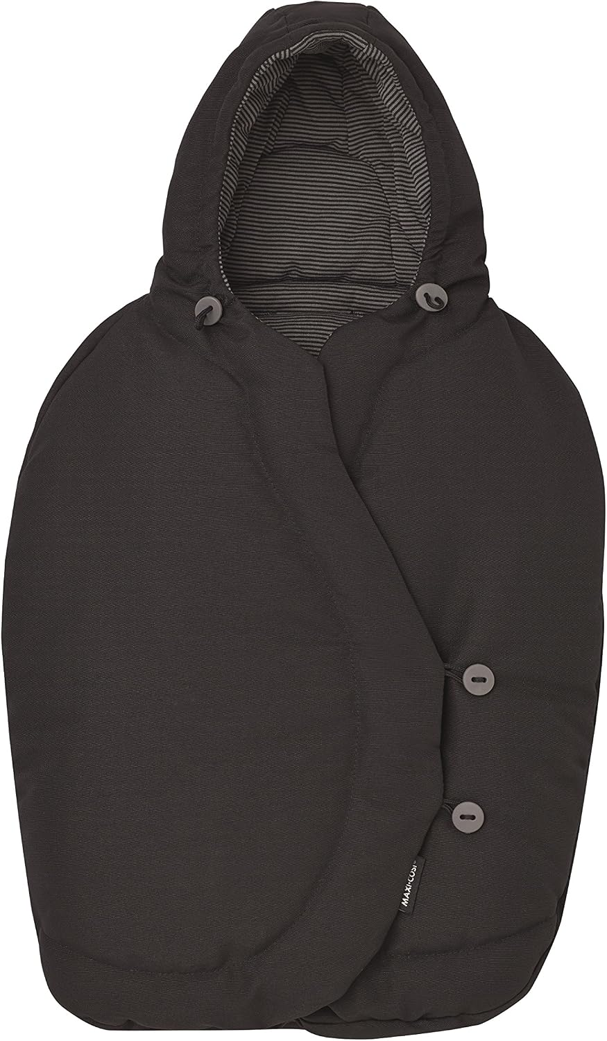 Maxi-Cosi Winter Footmuff for Maxi-Cosi Baby Car Seats, Warm Footmuff Suitable from Birth, Black Raven