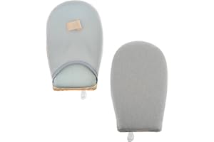 Andibro Rękawice do prasowania parowego, odporne na wysokie temperatury, wodoodporne rękawice do prasowania, rękawica antyparowa, mini deska do prasowania, akcesoria do parowaru odzieży, z pętelką na