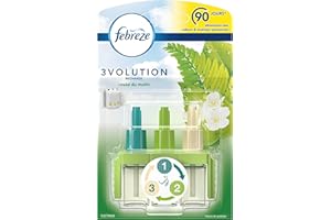 Febreze Recharges 3Volution pour Diffuseur Électrique, Rosée du Matin, Lot de (1X3)