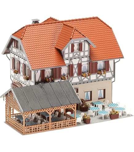 FALLER 110116 – Estación De Schwarzburg, Maqueta De Tren En Miniatura, Material De Calidad, Fácil De Montar (Importado De Alemania)