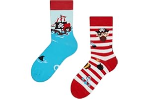 Dedoles Calzini Unisex Donna Uomo & Bambini Calze Cotone con tanti Design divertenti Calcio Bicicletta Piante Cavalli Regalo sinistra destra diversi