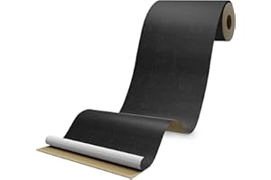 Hode Simili Cuir Autocollant pour Réparation Canapé Noir 10x200cm, Rouleau Patch de Réparation en Cuir, Patch Cuir Auto-adhésif Rénovation pour Siège, Meubles, Vestes