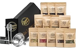 GOWA ORIGIN® Premium Gin Baukasten, Made in Austria + gratis Gin Bibel [E-Book] | Das edelste Set zum Gin selber Machen, bis zu 5L Craft-Gin! (DIY-Gin BOX) (DIY-Gin KIT)