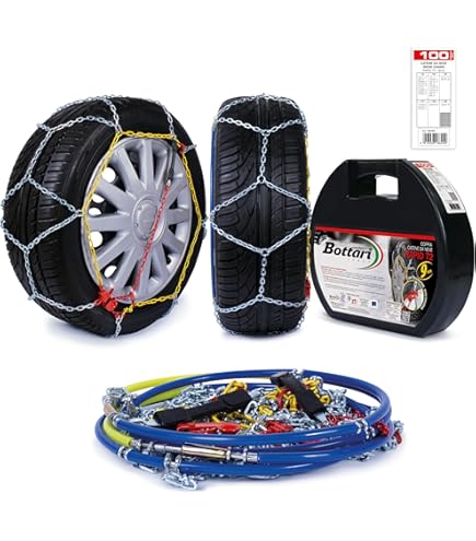 Catene Da Neve SMC OMOLOGATE &Ouml;-Norm - Per Pneumatici 215/55 R 17, 9mm