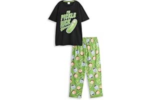 RICK AND MORTY RICK & MORTY Pickle Rick Black Graphic Tee | I'm Pickle Rick Short-Sleeve T-Shirt for Men | Cartoon Series Apparel Top | Classic Television Show Merchandise