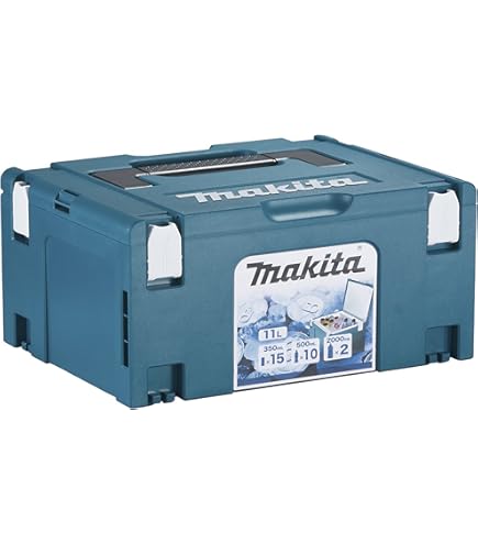Makita 198254-2 Koelbox Type 3 Blauw, Zilver Makita 198254-2 Koelbox Type 3 Blauw, Zilver