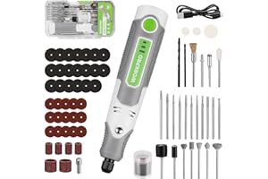 WORKPRO Mini bezprzewodowe narzędzie obrotowe 3,6 V, elektryczne narzędzie obrotowe z 70 szt. akcesoriów, 3 zmienne prędkości 12000-17000 obr./min, mini szlifierka do grawerowania, szlifowania i