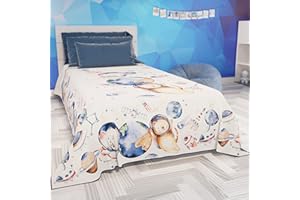 PETTI Artigiani Italiani - Copriletto Singolo Primavera Estate, Coperta Leggera Singola, Lenzuola Copriletto, Kids 02 100% Made in Italy