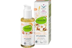 alverde BABY babyolja 100 % ren ekologisk mandelolja, 100 ml