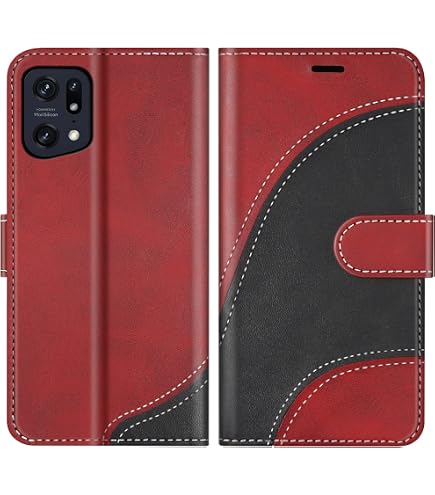 IMEIKONST Custodia per OPPO Find X5 Pro, Cover Libro Magnetica Portafoglio Supporto Cellulare Slot Porta Carte Pelle con TPU Protezione Completa Cover per OPPO Find X5 Pro. Verde AX