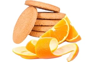 LINE@DIET Biscotti proteici Lineadiet - 7 monoporzioni di biscotti gusto arancia - 29% proteine, ridotto contenuto di carboidrati e zuccheri (35 biscotti totali)