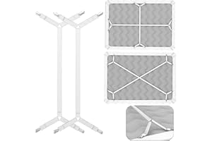 FeelAtHome Bed Sheet Holder Straps Criss-Cross - Sheets Stays Suspenders Keeping Fitted Or Flat Bedsheet in Place - for Twin Queen King Mattress Holders Elastic Clips Grippers Fasteners Garters Bands