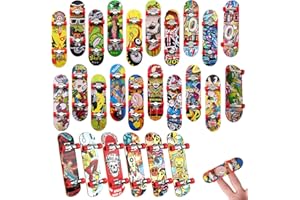 Tyrzol 20 PCS Finger Skateboards Finger Mini Skateboard Fingerboard Finger Scooter Finger Boards Skateboards Toy Skateboard for Party Christmas Toy Gifts(Random Styles)