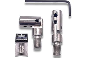 LIDSTERS FISHING SUPPLIES LFS Regenschirme aus Messing, für Sturmstangen, Karpfenangeln, 2 Stück