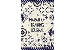 Marathon Training Journal: Improve Your Runs and Stay Motivated - Running Log Book and Runners Training Log to Track Distance, Time, Speed, Weather, Heart Rate - Jogger Runner Gift Idea