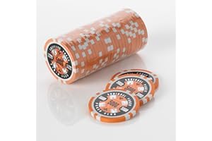 Squirrel Poker 15G Poker Chips - Design Poker Club 15G Poker Chips Colour = Orange, Value = $5000