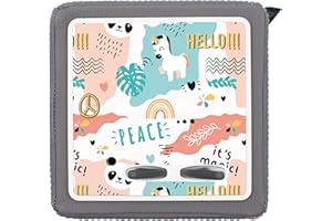 yabaduu Schutzfolie Schutzcover für Toniebox passgenau selbstklebend kindgerecht Folie Zubehör für Kinder Spielzeug Y031 (Nr. 2 Einhorn Blau, Ohne Wunschname)