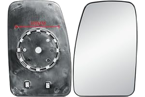 LONGLING Espejo retrovisor izquierdo de repuesto para Renault Master Opel Movano Nissan NV400 Primastar 2006 – 2024 (110 mm izquierdo (LH) lado del conductor