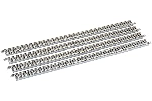 TomyTEC 018025 4 Voies Droites en lit de Gravier 280 mm