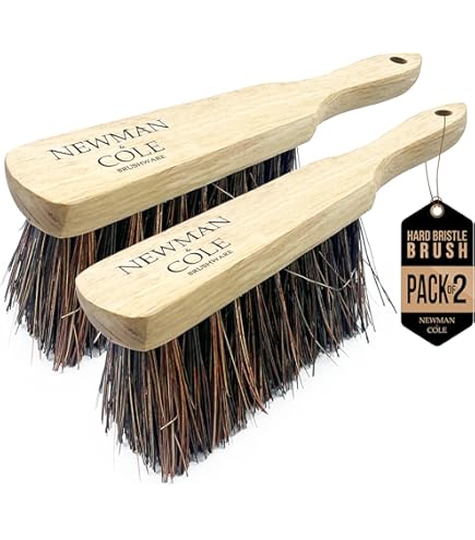 Newman And Cole Testa Di Scopa In Legno Da 30,5 Cm Con Setole Dure - Foto 3