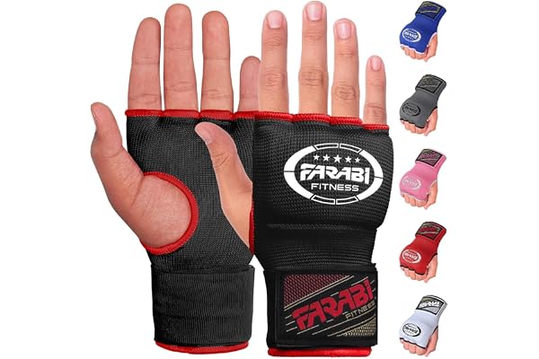 Farabi Sports inre boxningshandskar för vuxna – kampband för män och kvinnor – träningsbandage för MMA och Muay Thai