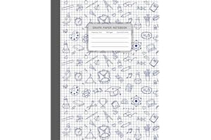 Graph Paper Notebook: Composition Notebook Squared Graphing Paper 5 Squares per Inch Square Grid Student Teacher Education School College Studying Supplies 8.5x11 inches 120 pages