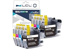 LCL kompatybilny wkład atramentowy LC3211 LC-3211 LC-3211BK LC-3211C LC-3211M LC-3211Y (2czarny 2cyjan 2Magenta 2żółty) zamiennik dla Brother DCP-J770 DCP-J772DW DCP-J74DW MFC-J890DW MFC-J890DW J895