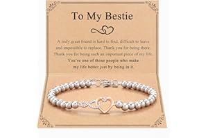 POWWA Infinity Heart Bracelet for Mum Daughter Sister Friend Girlfriend Wife Grandma Nana Granddaughter Mother-in-law Auntie...
