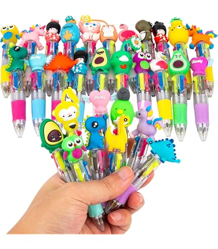 6 Stylos Sirène Forme Queue De Poisson - Encre 0.5 Mm, Design Créatif, Pour Enfants, Filles, Fournitures Scolaires
