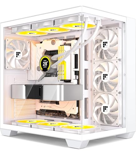 Ventola PC 120 Mm ARGB PWM Con Cuscinetto Magnetico | Colore Bianco, Silenziosa E Regolabile | Perfetta Per Flow Positivo