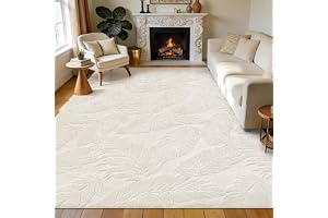 Enyhom matta för vardagsrum 160 x 230 cm, beige matta med kort lugg, tvättbar