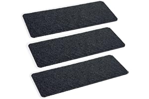 Astra Wycieraczka wewnętrzna antracytowa, antypoślizgowa – wycieraczka 25 x 60 cm, zestaw 3 szt. odporna na działanie wody – Rib Line wycieraczka wytrzymała, antystatyczna