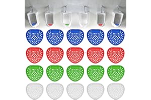GAOUTO 20 coladores de urinarios con fragancia, filtro para orinales, eliminador de olores, aroma de larga duración, separador de urinarios para baños públicos en hoteles, centros comerciales, escuelas y
