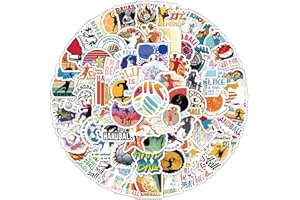 UOQO 100 PCS Handball Stickers, Autocollant Ordinateur Portable Pour Garçons Filles Enfants, Autocollants Pour Moto, Voiture, Vélo, Valise, Skate, Frigo