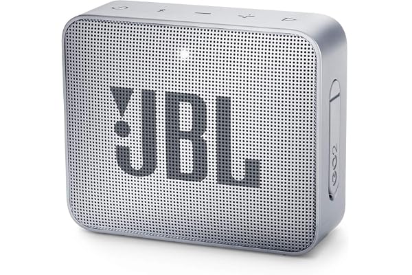 JBL GO 2 - Mini Enceinte Bluetooth portable - Étanche pour piscine & plage IPX7 - Autonomie 5hrs - Qualité audio JBL - Gris