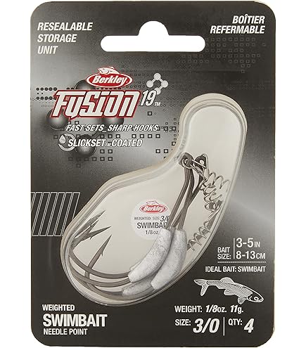 Berkley Fusion 19 Weighted Swim Bait Hook