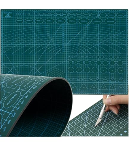 Tappetino Da Taglio Rolson A2 - 600x450mm, Antiscivolo, Preserva Lame Coltelli