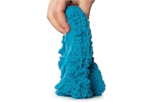 Coo11 Magic Motion Moving Play Sand Pack 500g Refill Pack Sand Never Dries / Non Toxic Building Sand Toy- Blue