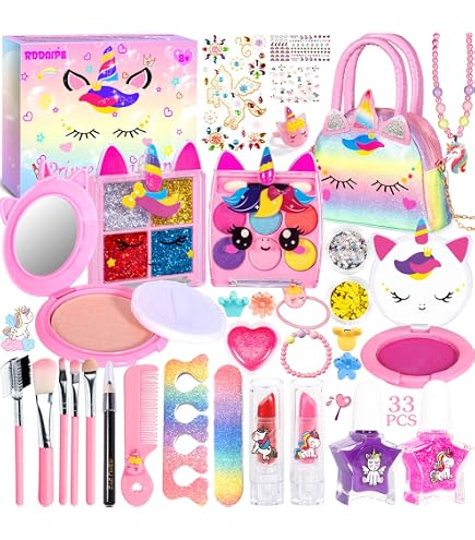 Bolso De Juguete Con Accesorios Para Niñas De 3 A 6 Años – Set De Maquillaje Y Rol, Incluye Teléfono Y Bufanda De Seda, Regalo Ideal Para Princesitas