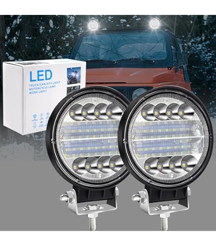 WELLIT 4X 24w Ovale Led Werklampen Koplampen Offroad WELLIT 4X 24w Ovale Led Werklampen Koplampen Offroad
