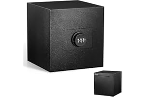 hicocool Money Bank for Adults Password Piggy Bank Stainless Steel Reusable Adult Metal Piggy Bank with Lock Savings Bank (15 cm, Black)