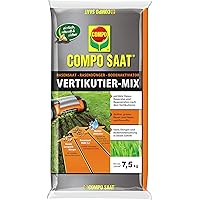 Compo SAAT Vertikutier-Mix, Rasensamen, Rasendünger und Bodenaktivator, 7,5 kg, 250 m²