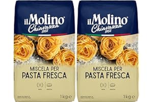 il Molino Chiavazza Fresh Pasta & Gnocchi Mix 1kg – Pack of 2 | Ideal for Fresh Pasta, Gnocchi, Ravioli & More | Authentic Traditional Italian Quality