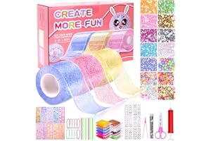 Meetory Set di 70 nastri Nano Tape Bubbles per bambini, Nano Bubble Set, Nano Tape Bubble per decompressione fai da te con paillettes adesivi
